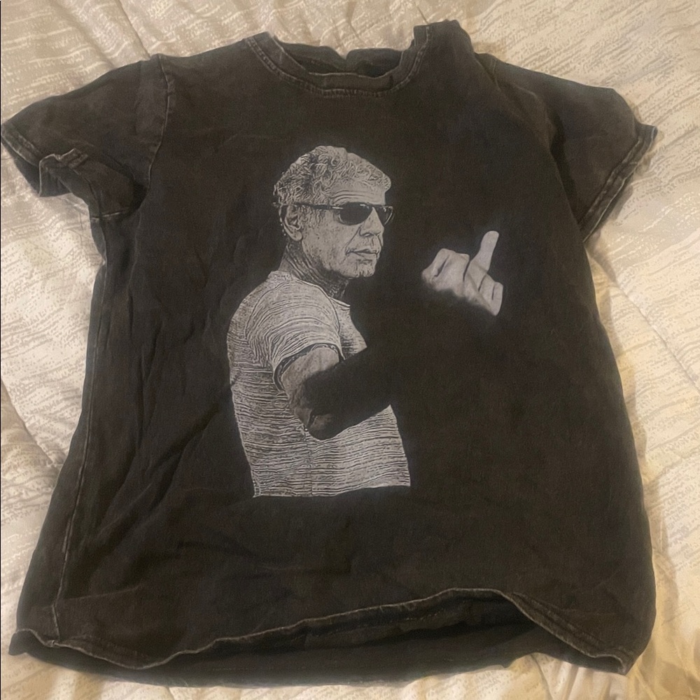 Men's Black Graphic T-Shirt